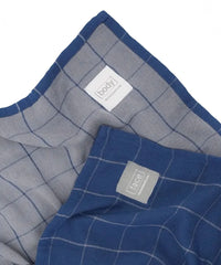 Banana Double Cloth Bath Towel - French Blue