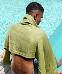 Pack of 4 with Hair and Hand Towels - Skin-Safe Summer Bundle