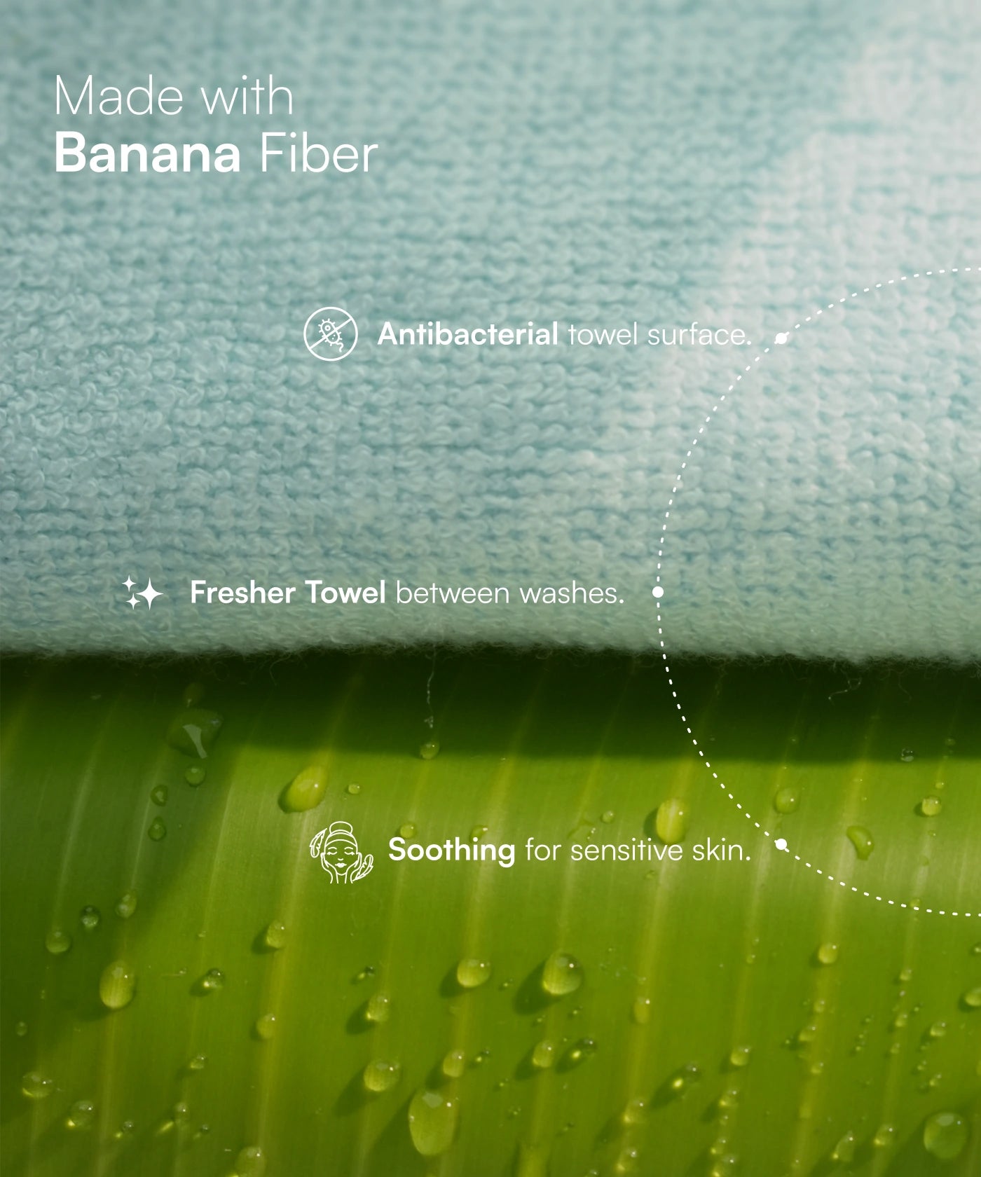 Banana Super Light Weight Terry Towel | 400 GSM | 70 x 140 cm