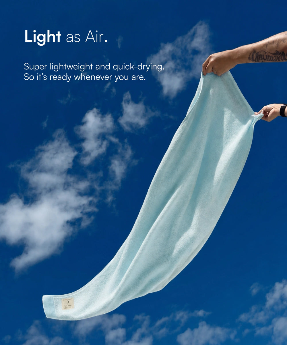 Banana Super Light Weight Terry Towels | 400 GSM | 75 x 150 cm