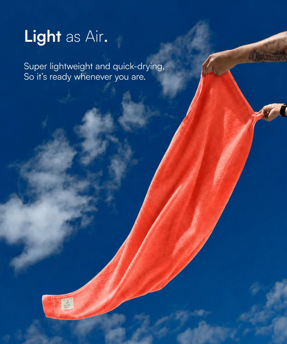 Banana Super Light Weight Terry Towels | 400 GSM | 75 x 150 cm