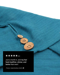 Banana Double Cloth Hair Towel | 350 GSM |  25cm x 65cm x 5 cm