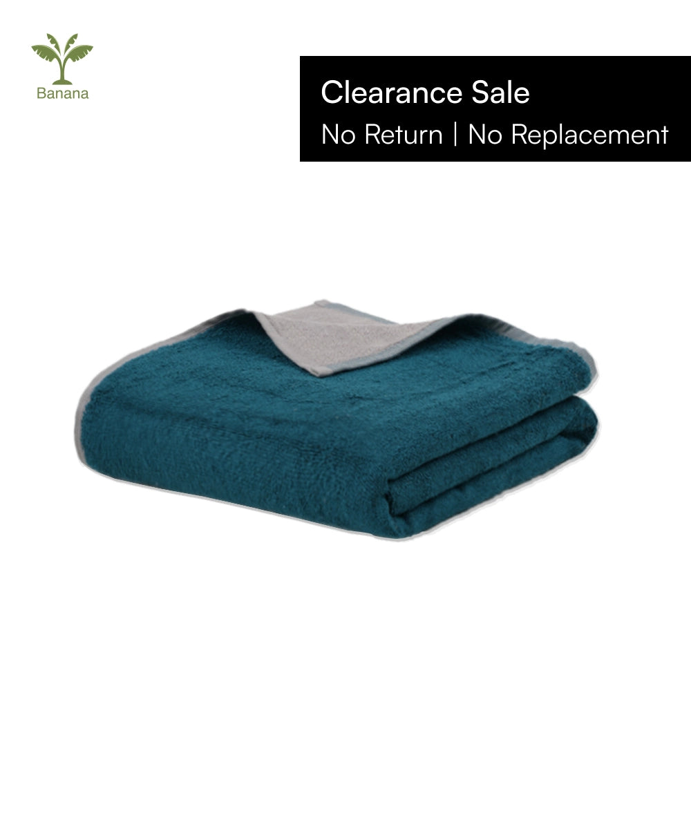 Banana Terry Bath Towel - Dual Zones , 550 GSM - 75 x 150 cm