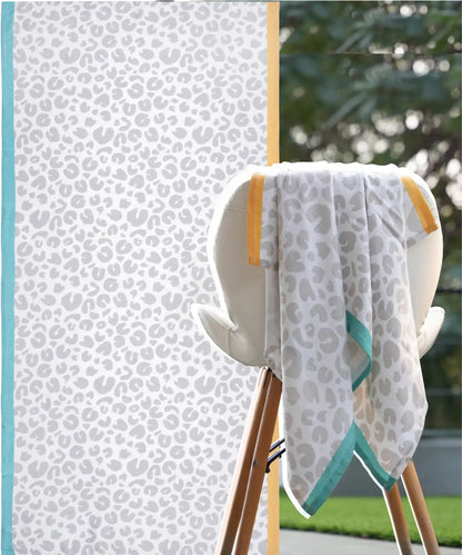 Sassy Leopard Bamboo Bath Towel | 200 GSM | 70 X 140 cm