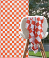 Citrus Checkered Bamboo Bath Towel