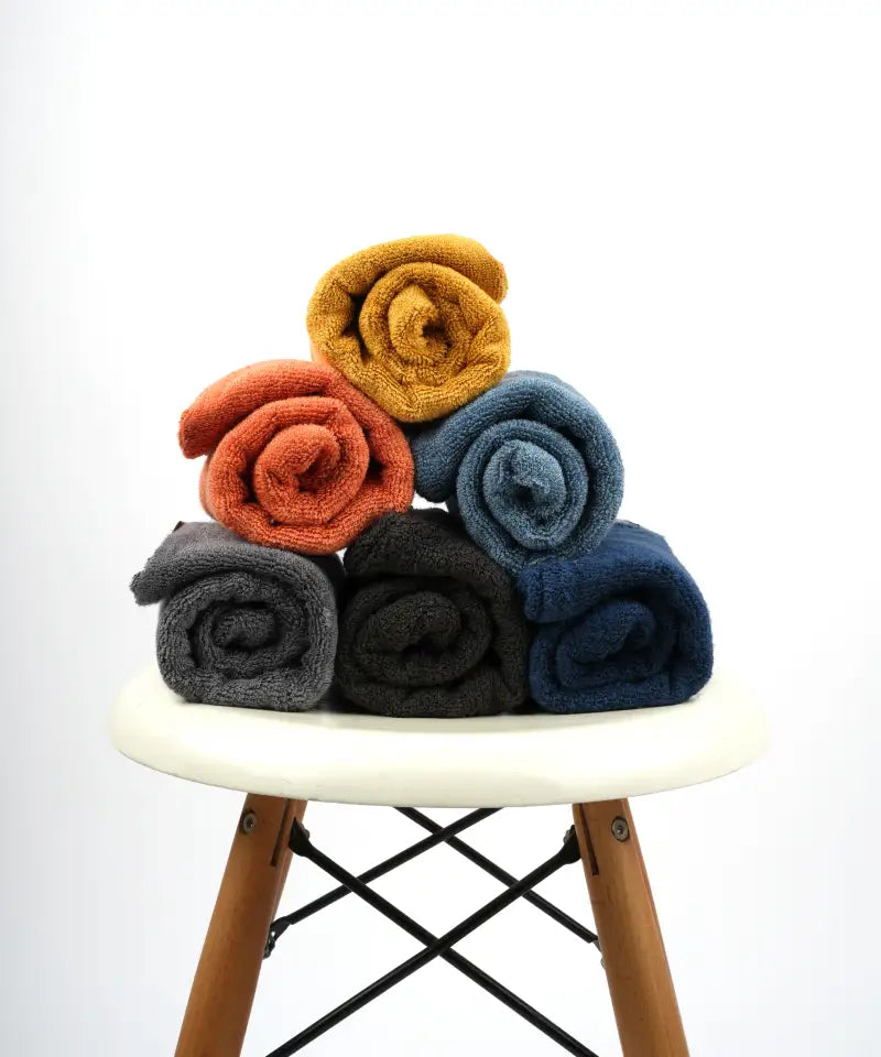 Banana Terry Hair Assorted Towel | 25 x 65 x 5 cm | 550 GSM | Pack of 1