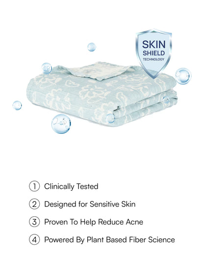 Banana Jacquard Floral Bath Towel | 210 GSM | 75 X 150 cm