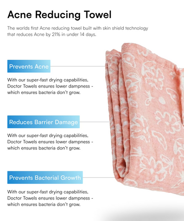 Banana Jacquard Floral Bath Towel - 210 GSM, 75 x 150 cm