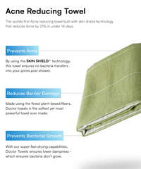 Aluvera Double Cloth Face Assorted Towel | 300 GSM | 30 x 30 cm - Pack of 4