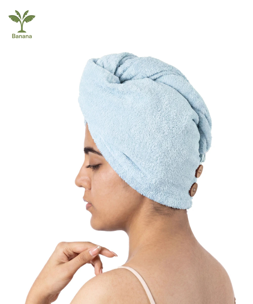 Banana Terry Hair Towel | 400 GSM | 22 x 65 x 5