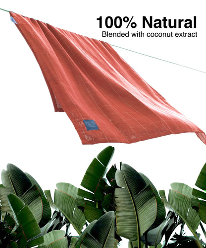 Banana Double Cloth Bath Towel | 330GSM | 75 X 150 cm