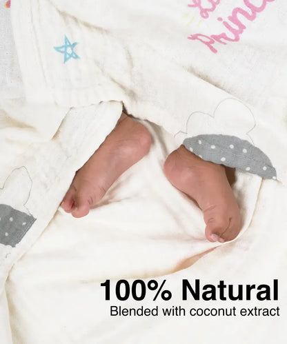 4 Layers Bamboo Baby Swaddle |  75 x 75 cm | 330 GSM