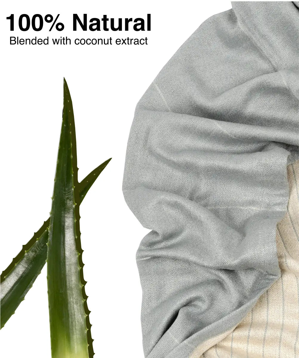 Aluvera Double Cloth Bath Towel | 330 GSM | 75 X 150 cm