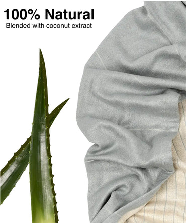 Aluvera Double Cloth Bath Towel | 330 GSM | 75 X 150 cm