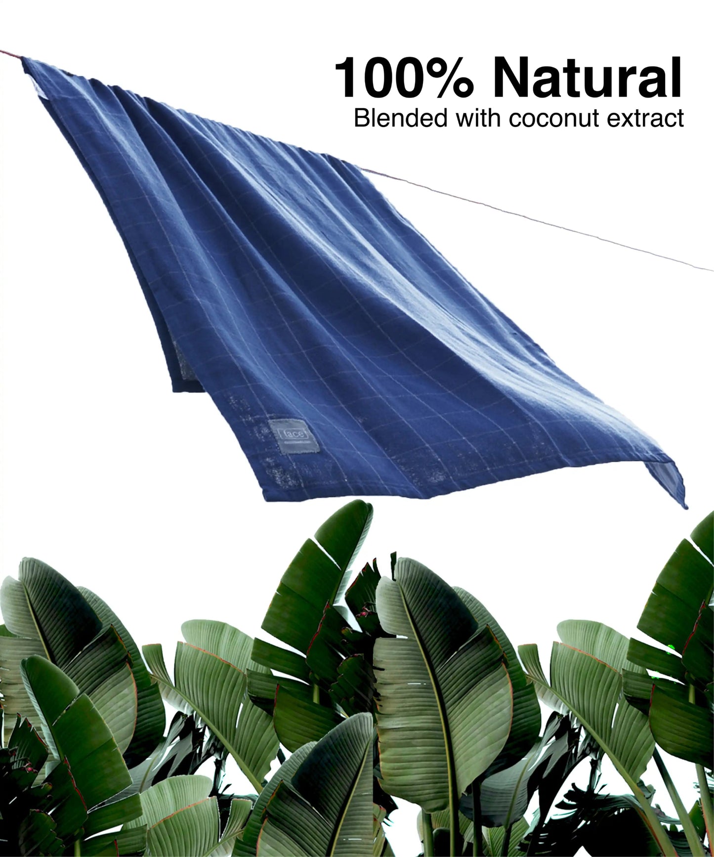 Banana Double Cloth Bath Towel | 330GSM | 75 X 150 cm