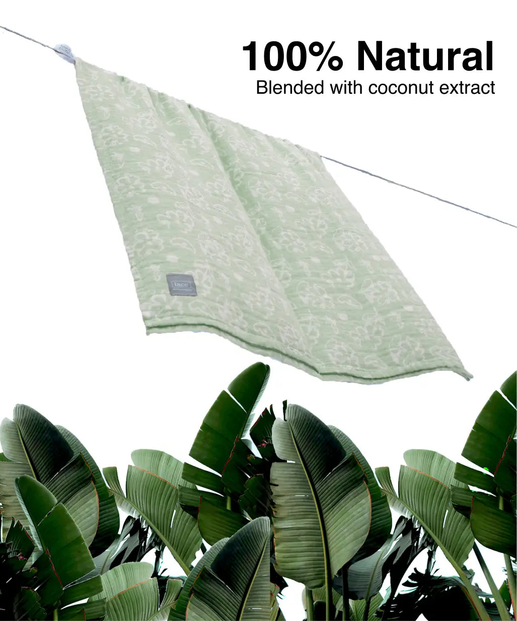 Banana Jacquard Floral Bath Towel | 210 GSM | 75 X 150 cm