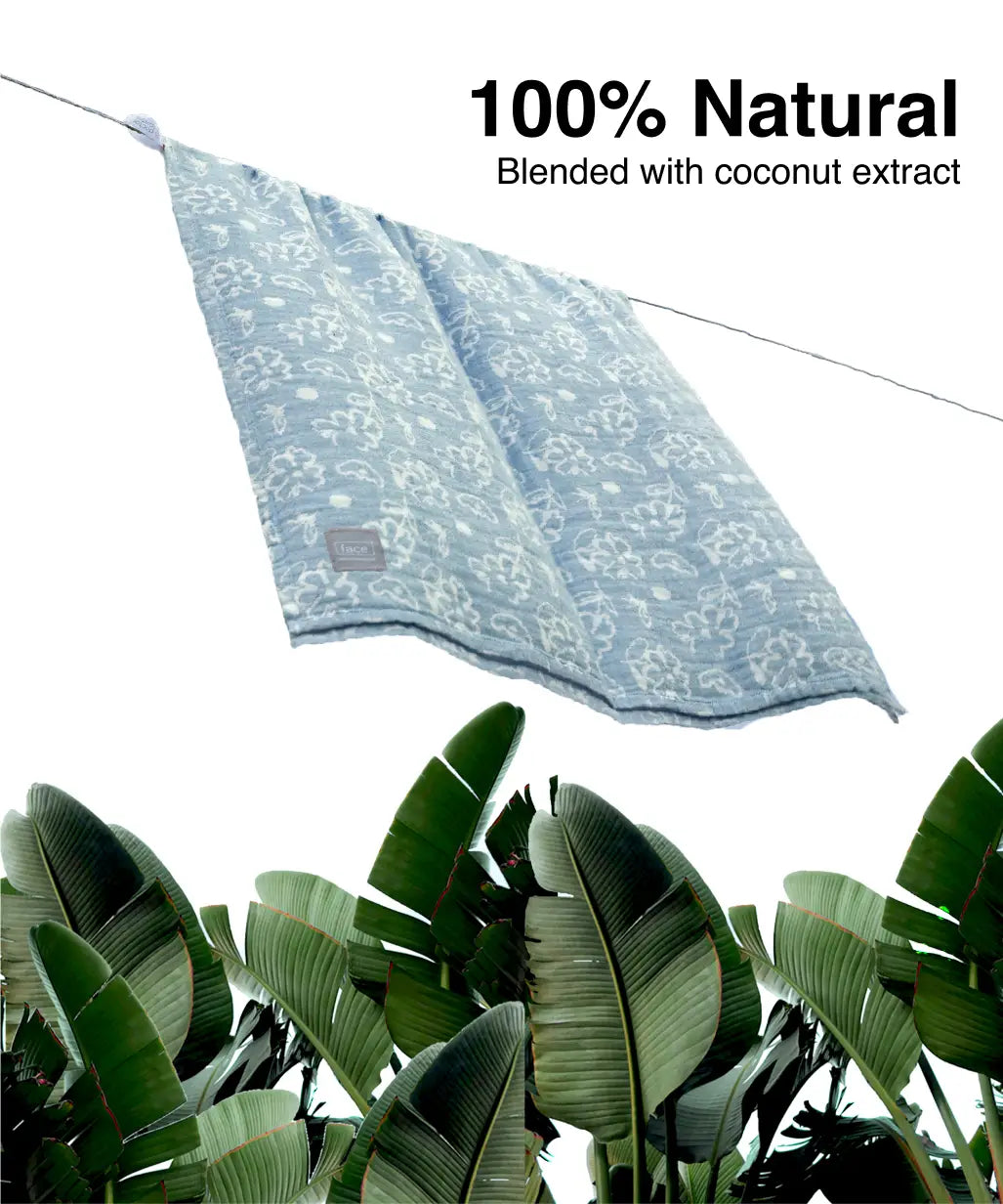 Banana Jacquard Floral Bath Towel | 210 GSM | 75 X 150 cm