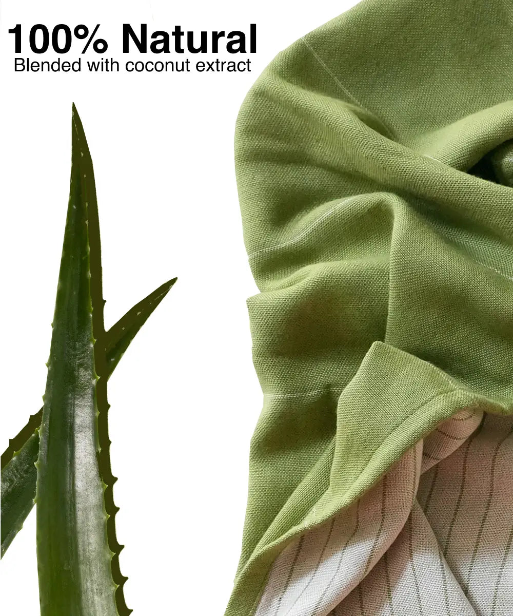 Aluvera Double Cloth Bath Towel | 330 GSM | 75 X 150 cm