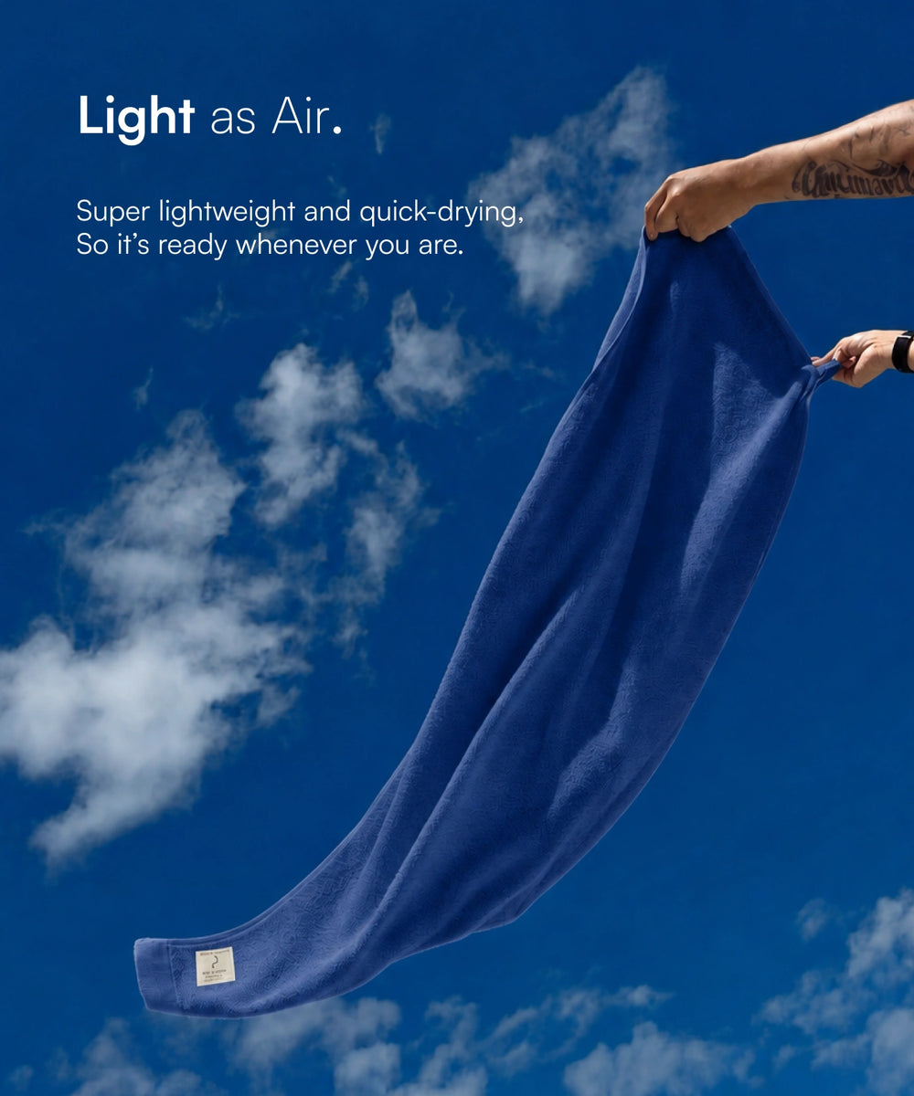 Banana Super Light Weight Terry Towels | 400 GSM | 75 x 150 cm