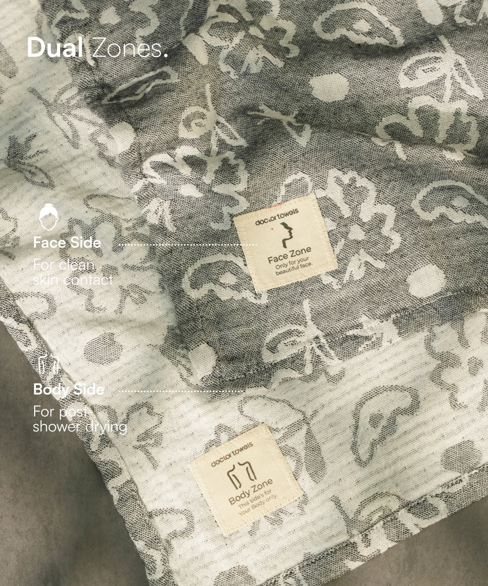 Banana Jacquard Floral Bath Towel | 210 GSM | 75 x 150 cm
