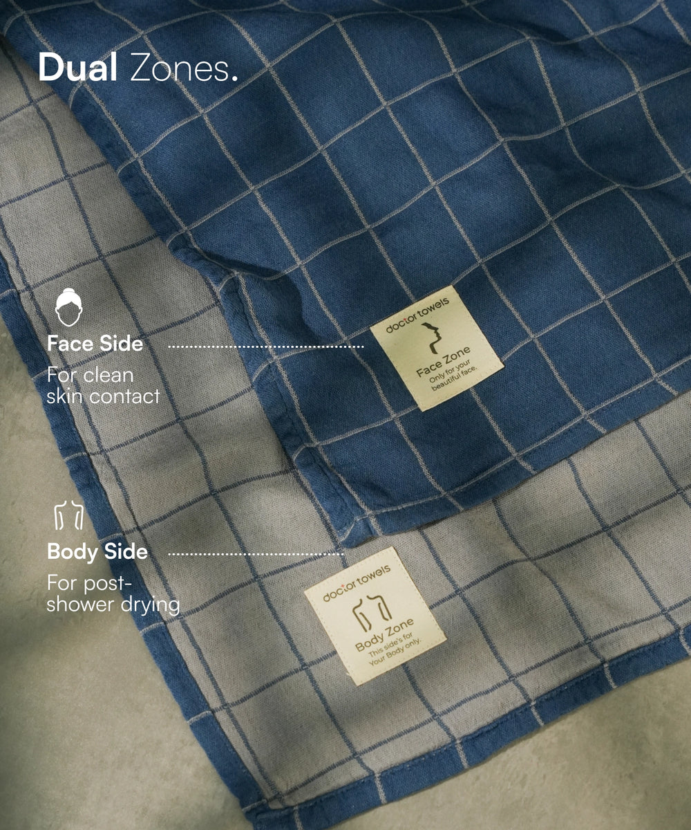 Banana Double Cloth Bath Towel | 330 GSM | 75 x 150 cm