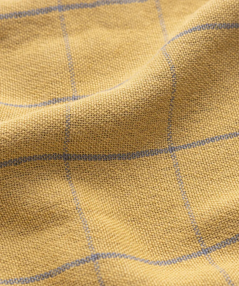 Close-up of golden orcher - banana double cloth towel 