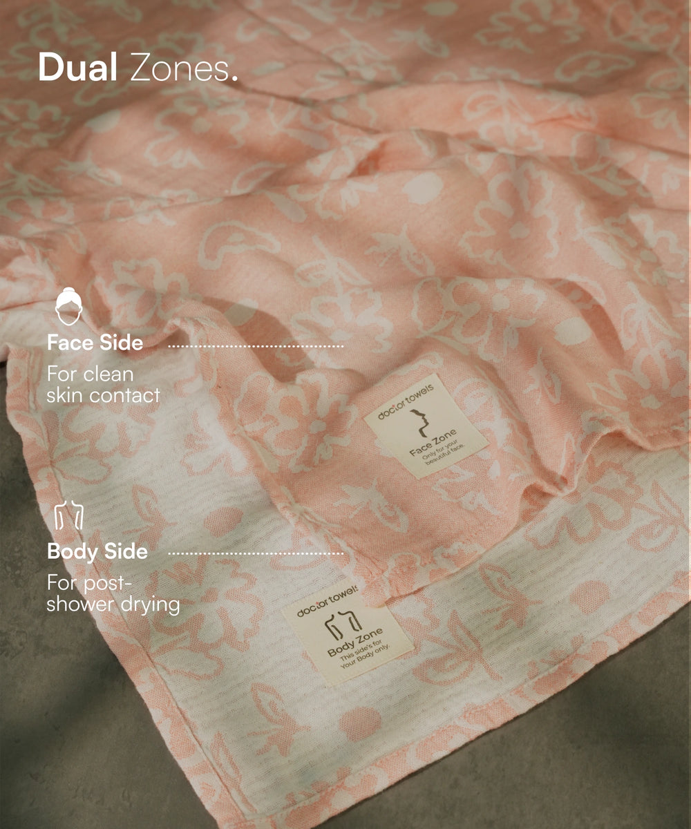 Banana Jacquard Floral Bath Towel | 210 GSM | 75 x 150 cm