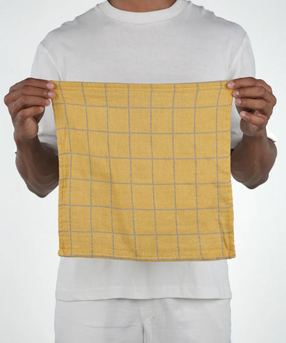 Banana Double Cloth Face Assorted Towel |30 X 30 cm | 330 GSM - Pack of 4