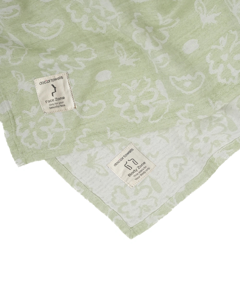 Banana Bath Towels - Green Combo | Pack of 2 | 75 x 150 cm - Celebration Canister