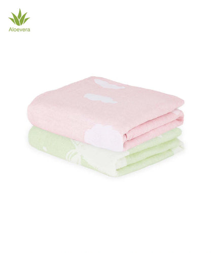 Aluvera Baby Bath Towel Pack of 2 | 60 x 120 cm | 300 GSM
