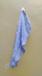Customer photo of Banana Jacquard floral Hair Towel | 210 GSM | 25cm x 65cm x 5cm