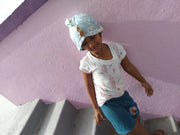 Customer photo of Banana Jacquard floral Hair Towel | 210 GSM | 25cm x 65cm x 5cm