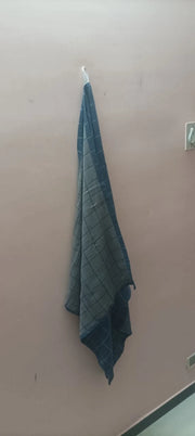 Customer photo of Banana Double Cloth Bath Towel |330 GSM |  2 in 1 Combo Plus Size - French Blue