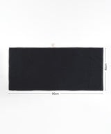 Banana Terry Gym Towel | 400 GSM | 40 X 90 cm | Pack of 2 | Jet Black and Burgundy