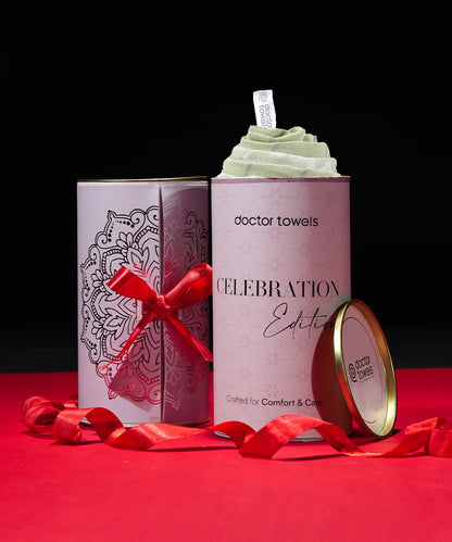 Banana Green | Pack of 2 Bath Towels - Celebration Canister