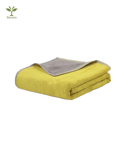 Banana Terry Bath Towel - Dual Zones , 550 GSM | 75 x 150 cm