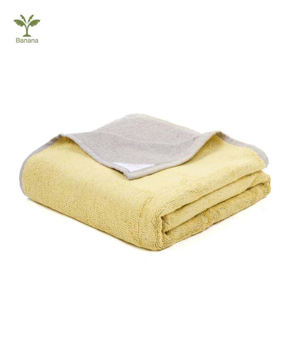 Banana Terry Bath Towel - Dual Zones | 75 x 150 cm