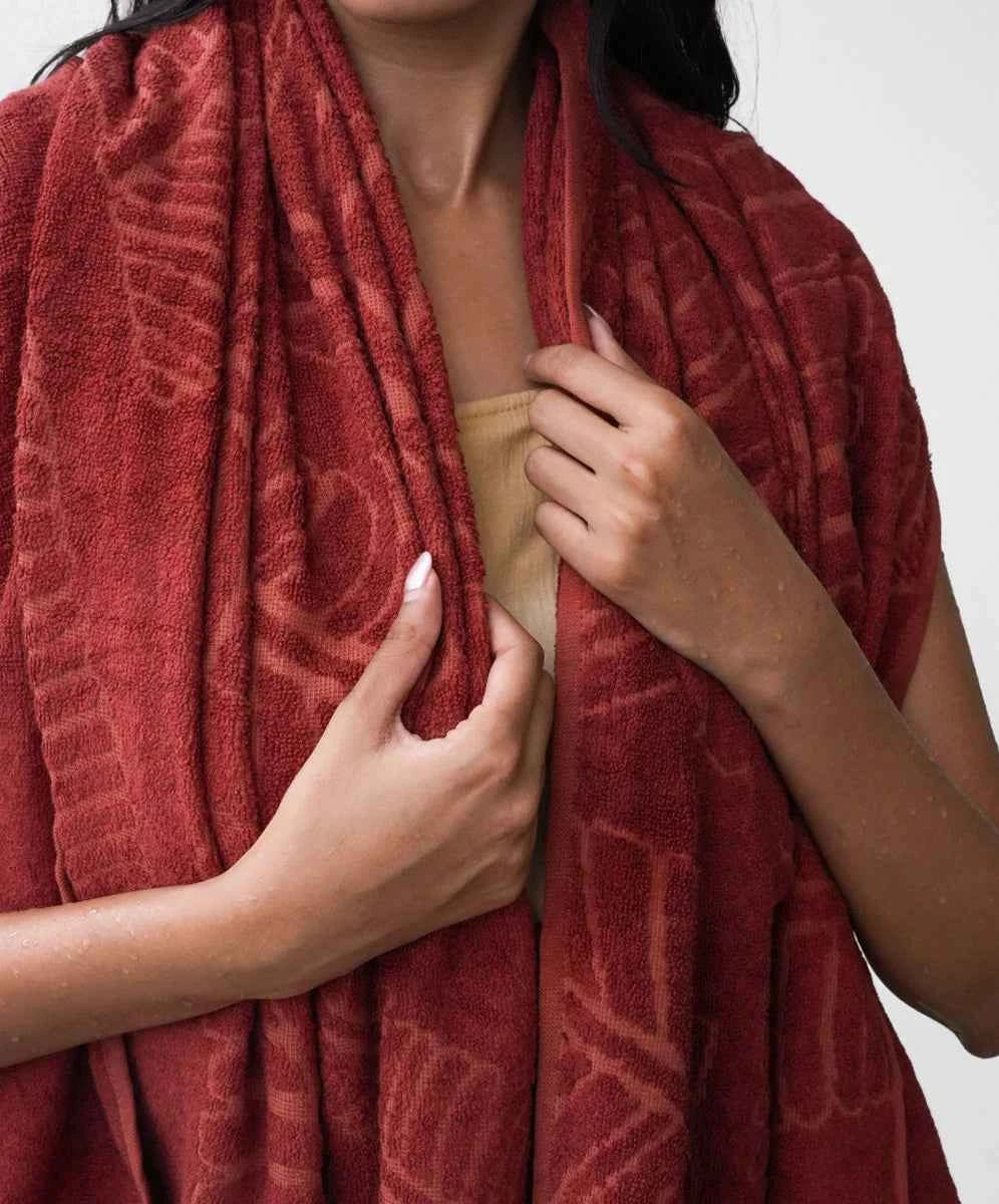 Alufern Terry Bath Towel | 75 X 150 cm | 400 GSM - Pack of 4
