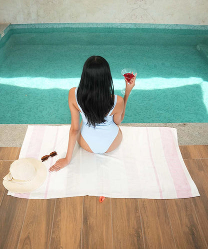 Bamboo Dobby Bath Towels | 70 x 140 cm