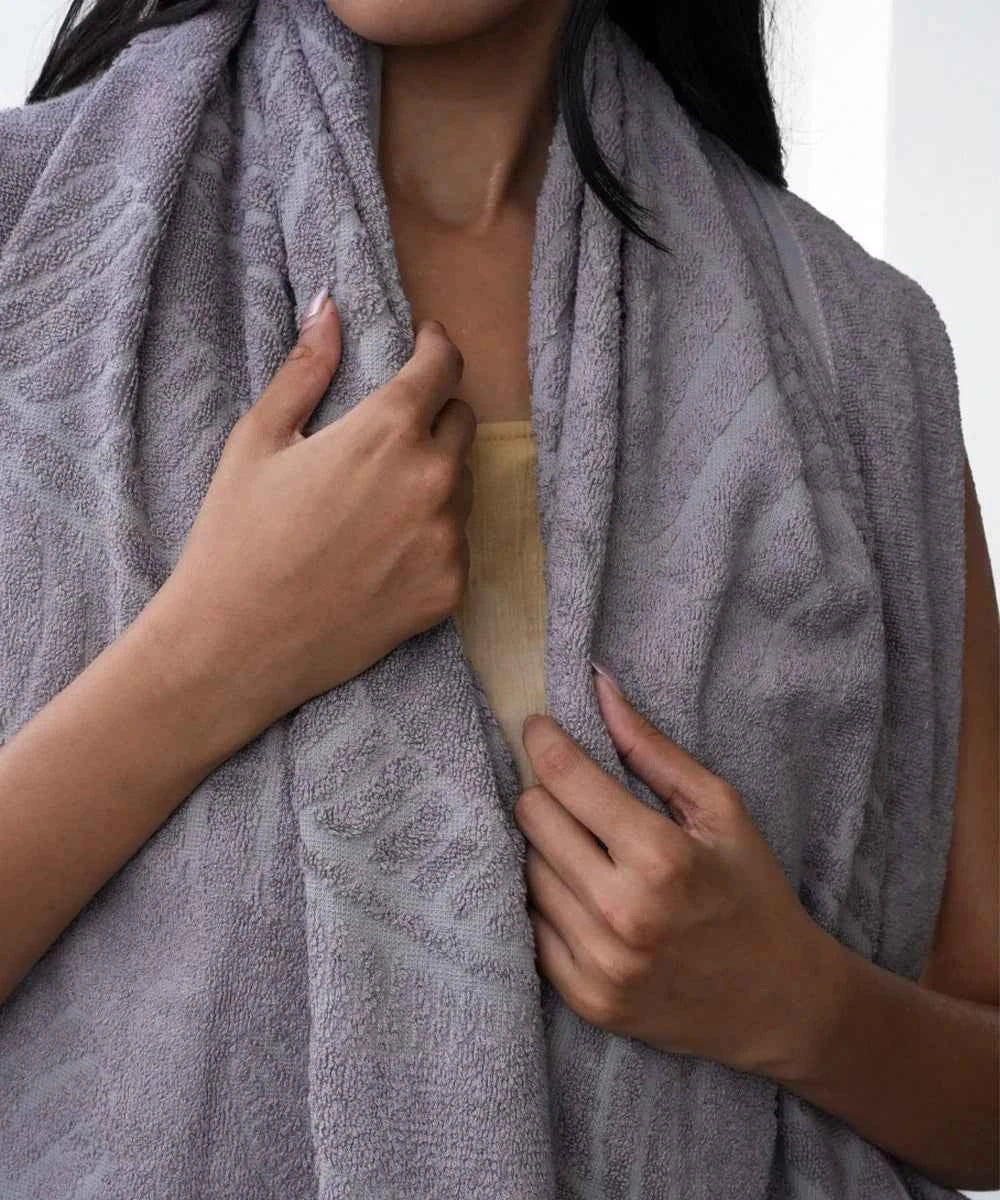 Alufern Terry Bath Towel | 75 X 150 cm | 400 GSM - Pack of 6 | Maple Rust & Oslo Grey & Peacock Teal