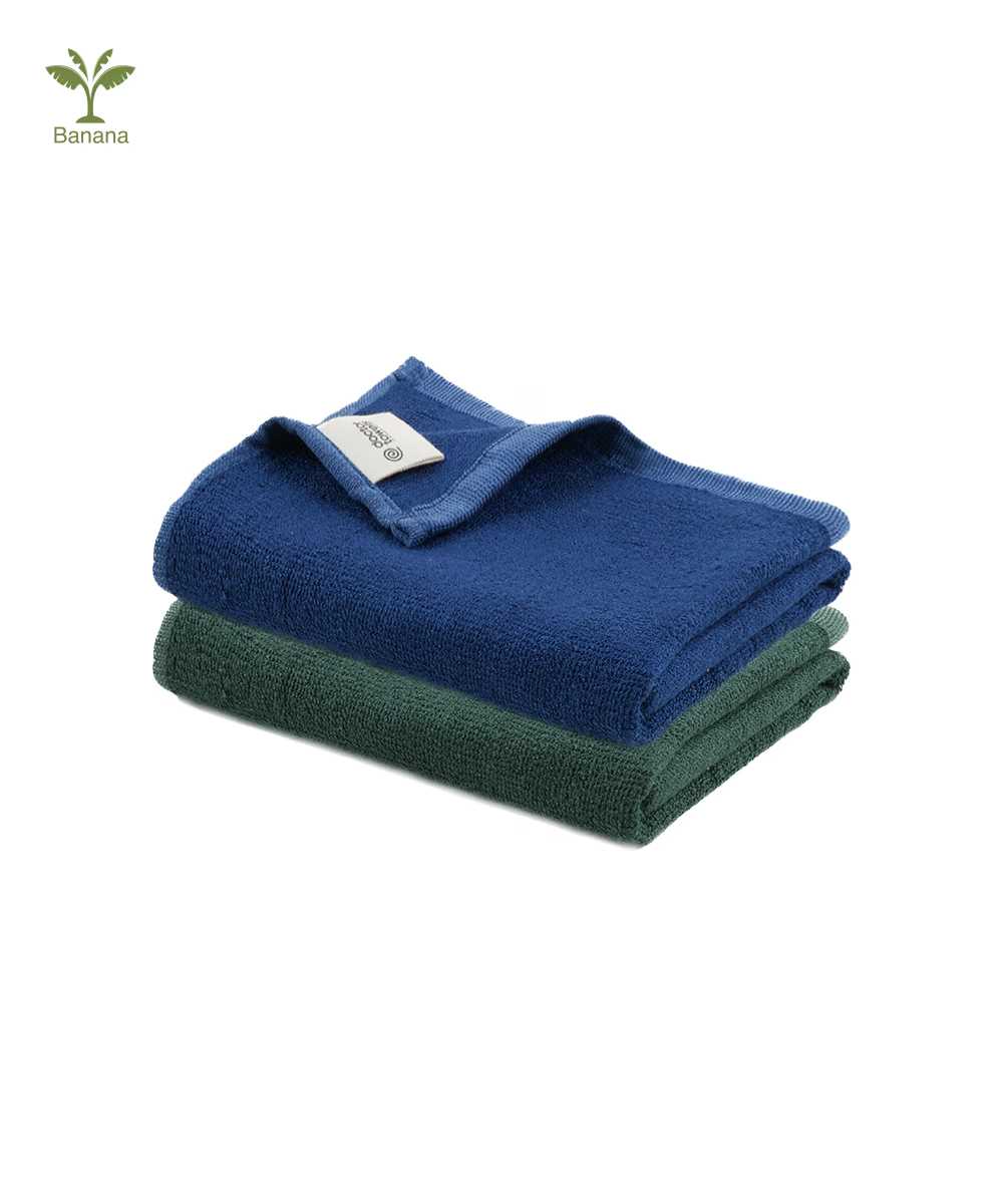 Banana Terry Gym Towel | 400 GSM | 40 X 90 cm | Pack of 2