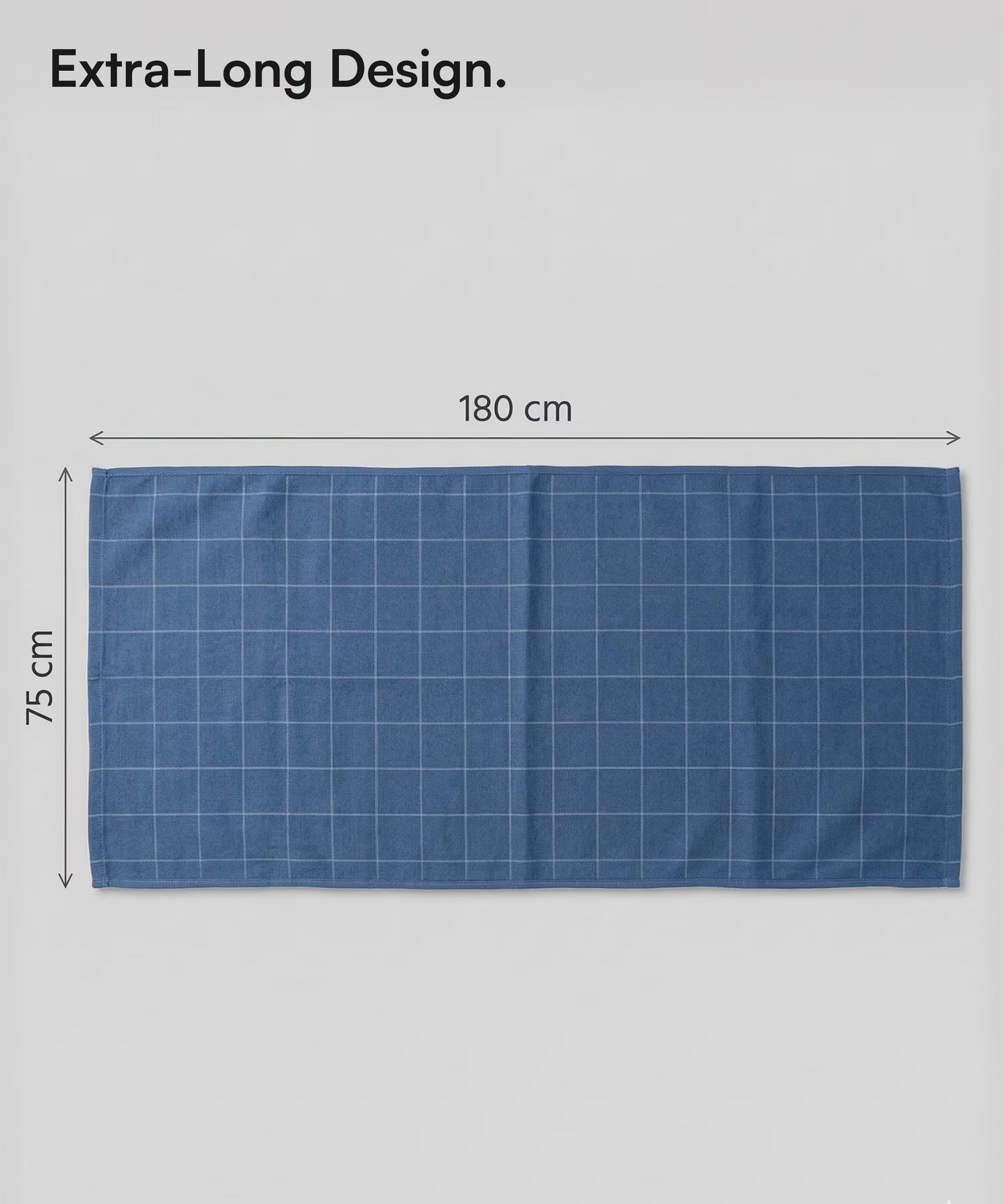 Banana Double Cloth Bath Towel Plus Size | 330 GSM | 75 x 180 cm