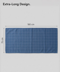 Banana Double Cloth Bath Towel Plus Size | 330 GSM | 75 x 180 cm