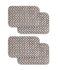 Arrow Printed Bath Mat Pack of 4