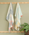 Bamboo Dobby Bath Towels  | 70 x 140 cm | Pack of 2