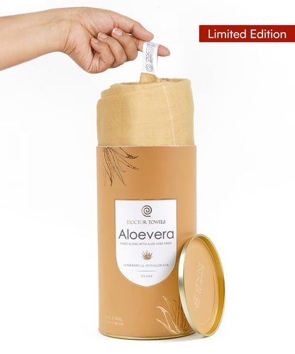Aloevera Double Cloth Bath Towel – Gifting Canister