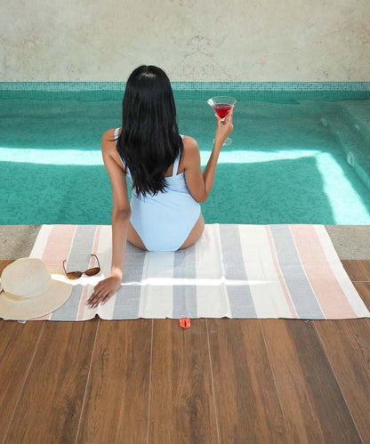 Bamboo Dobby Bath Towels | 70 x 140 cm