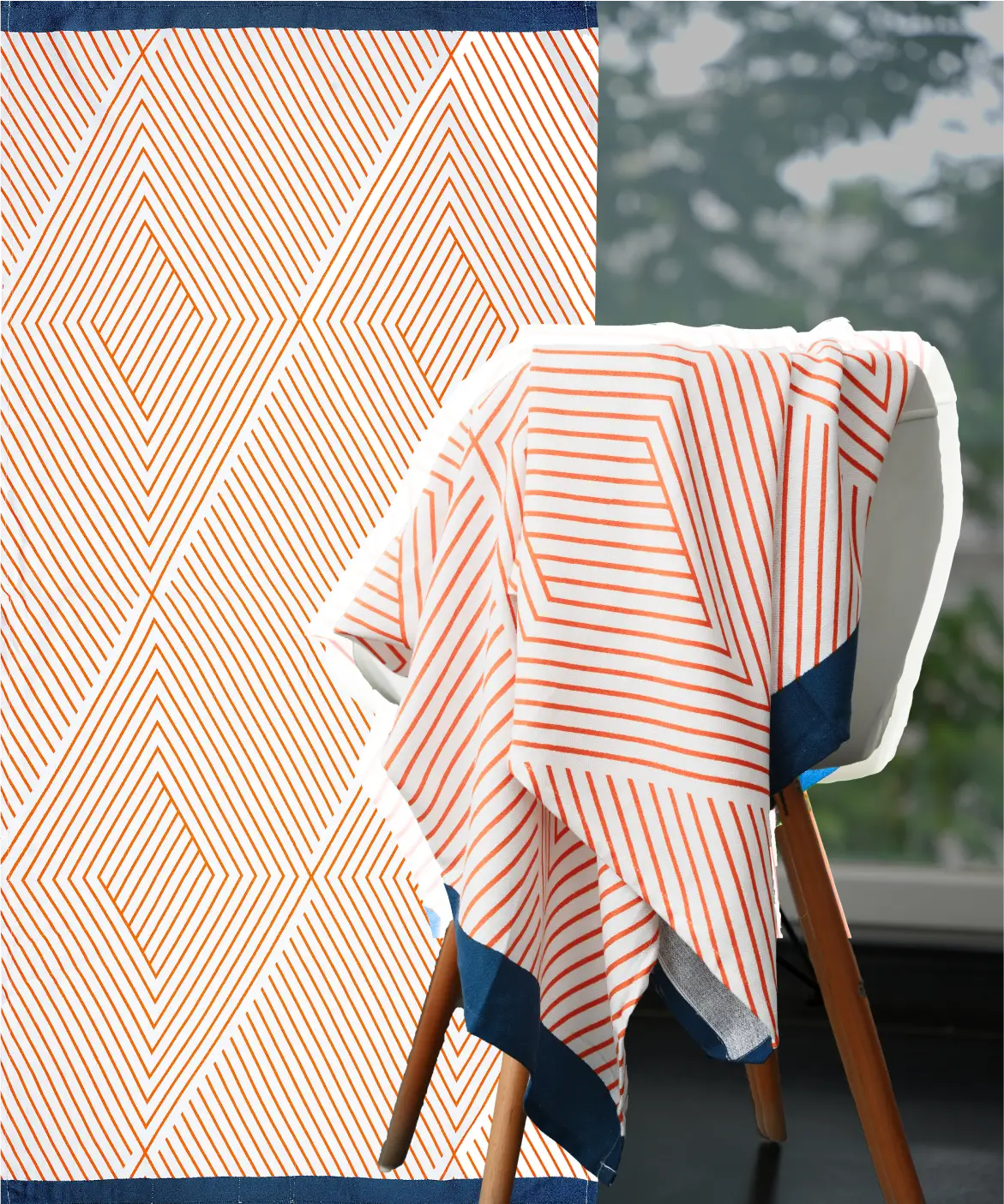 Tangerine Dream Bamboo Bath Towel | 200 GSM | 70 X 140 cm
