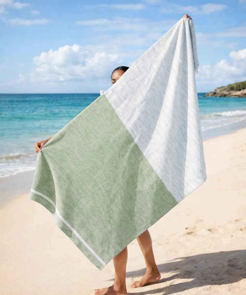 Bamboo Slub Bath Towels | 75 x 150 cm | Pack of 5