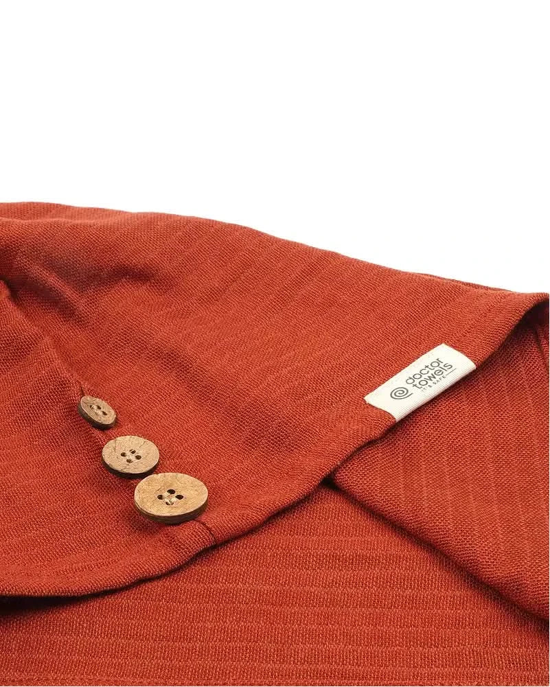Terracotta Banana Double cloth hair towel